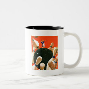 Taza Bicolor Huelga que rueda