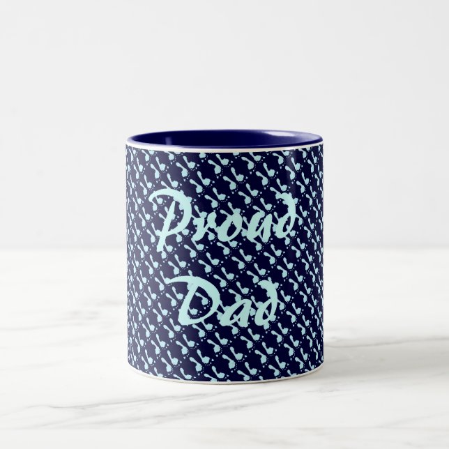 Taza Bicolor Huellas de bebé (niño) (Centro)