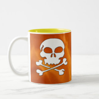 TAZA BICOLOR HUESOS DE ESQUEMA