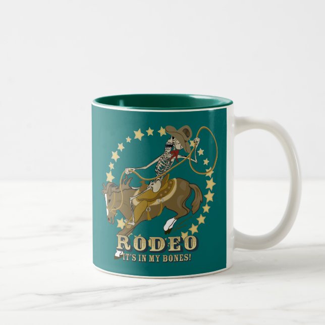 Taza Bicolor Huesos rodeo (Derecha)