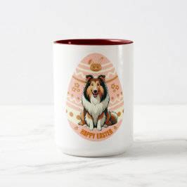 Taza Bicolor Huevo Collie