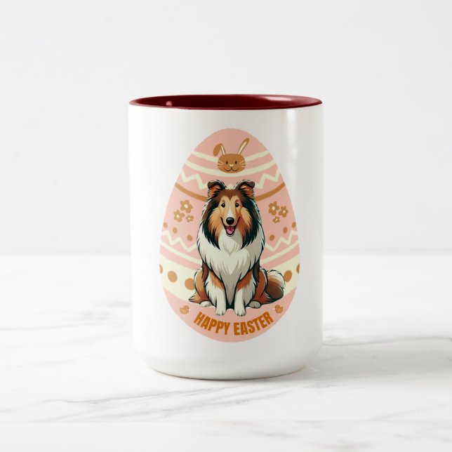 Taza Bicolor Huevo Collie (Centro)