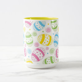 Taza Bicolor Huevos de Pascua