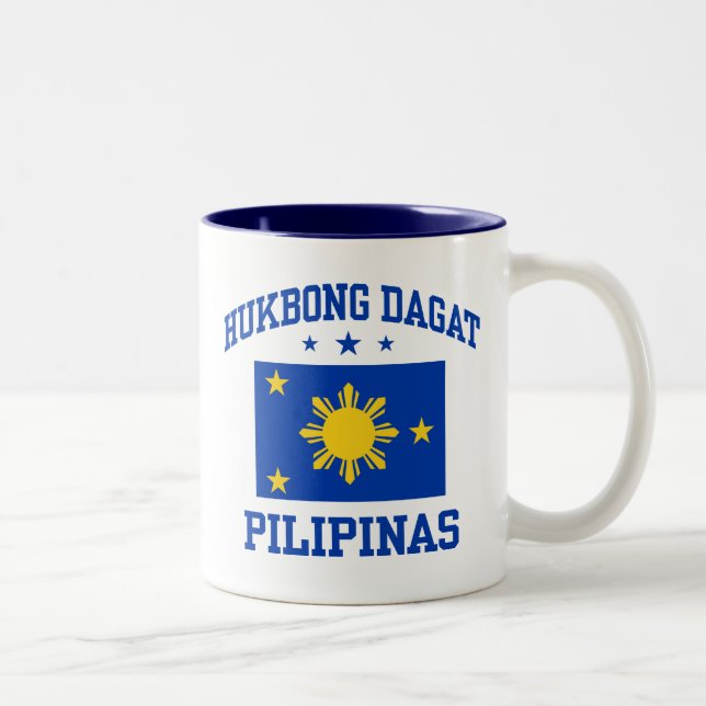 Taza Bicolor Hukbong Dagat Pilipinas (Derecha)