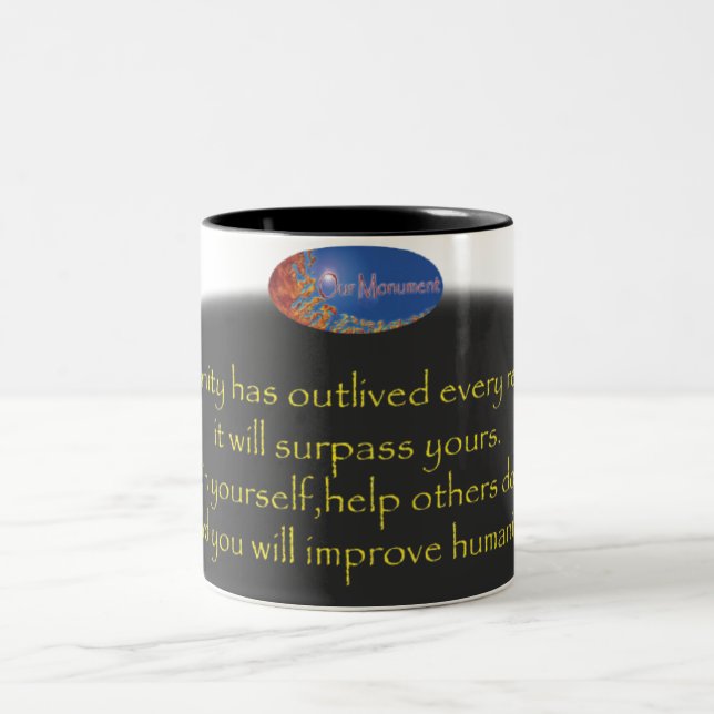 Taza Bicolor humanidad (Centro)