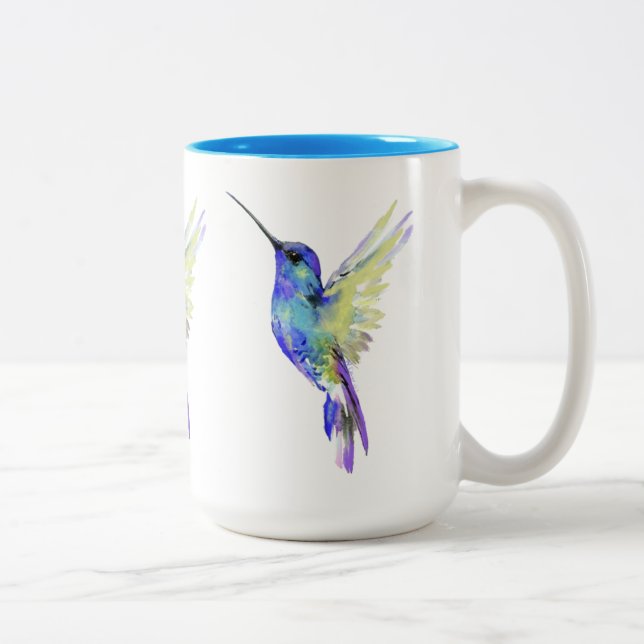 Taza Bicolor Hummingbird "Flossie" con dos tonos de cerámica (Derecha)