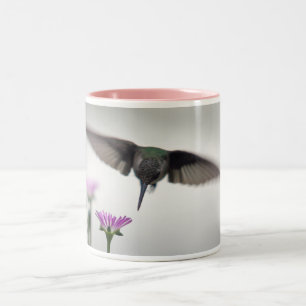 Taza Bicolor Hummingbirds Mug