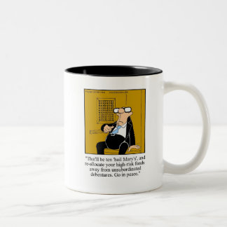 Taza Bicolor Humor de finanzas empresariales Mug