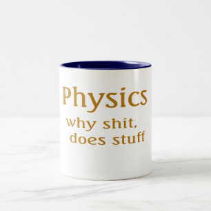 Taza Bicolor humor de física