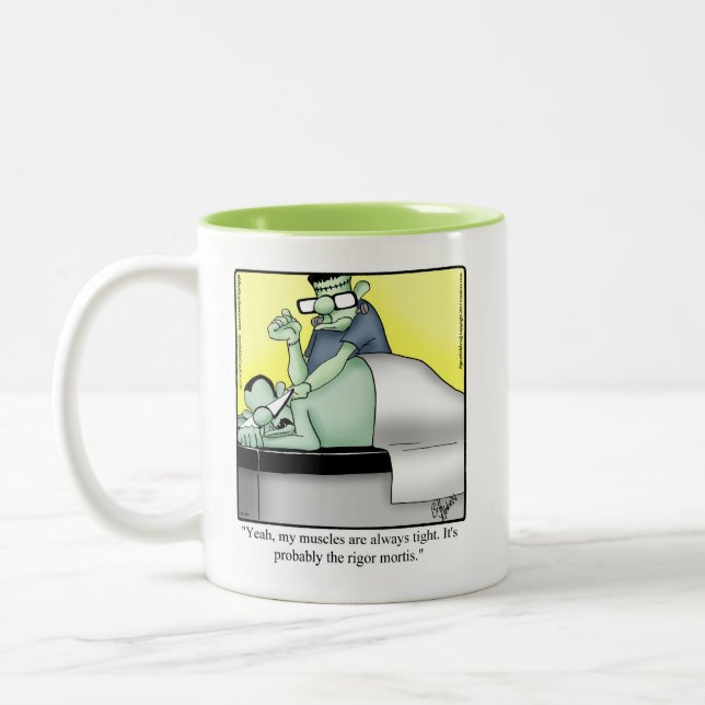 Taza Bicolor Humor de Halloween café Mug (Izquierda)