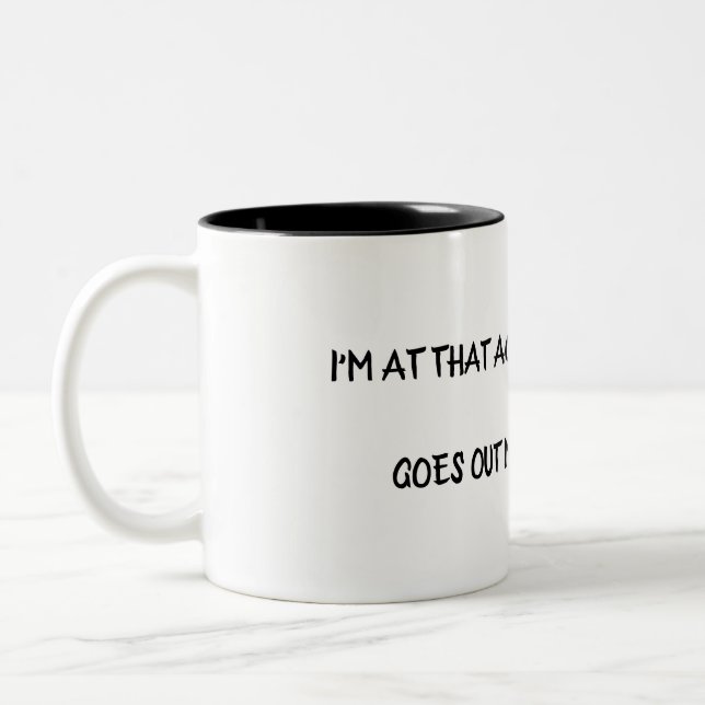 Taza Bicolor Humor de la Tercera Edad (Izquierda)