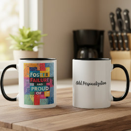 Taza Bicolor Humor de madre de perro que no puede dejar ir a su