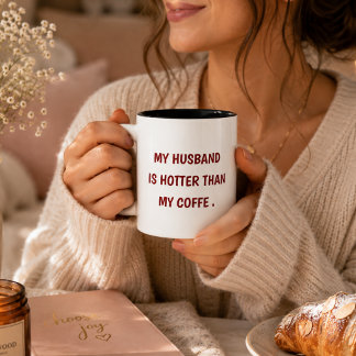 Taza Bicolor Humor de matrimonio lindo