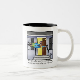 Taza Bicolor Humor del clima gracioso regalo de Mug