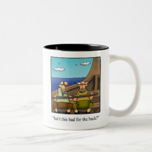 Taza Bicolor Humor divertida en el lugar de trabajo