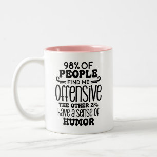 Taza Bicolor Humor divertido adulto