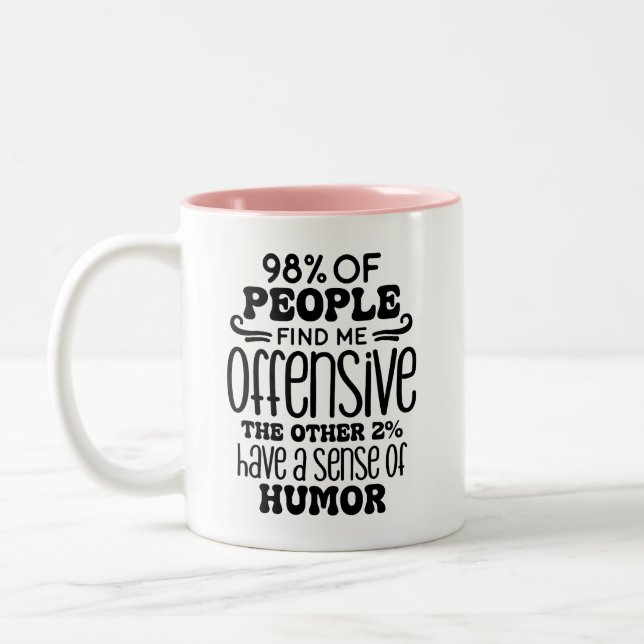 Taza Bicolor Humor divertido adulto (Izquierda)