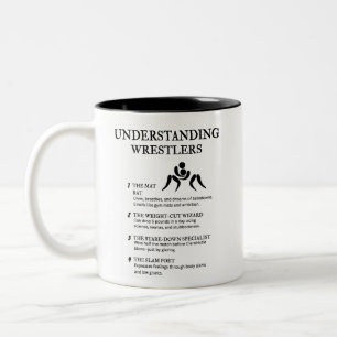 Taza Bicolor Humor divertido de la vida de Mat para Grapplers