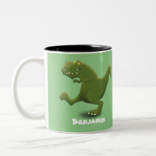 Taza Bicolor Humor divertido de los personalizados de los dinos