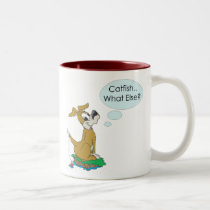 Taza Bicolor Humor divertido de pesca de pesca de la pesca de f