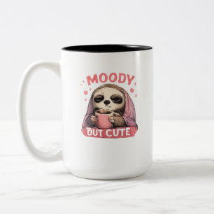 Taza Bicolor Humor Gráfico Raro y Lindo