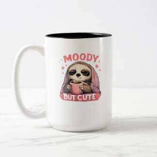 Taza Bicolor Humor Gráfico Raro y Lindo