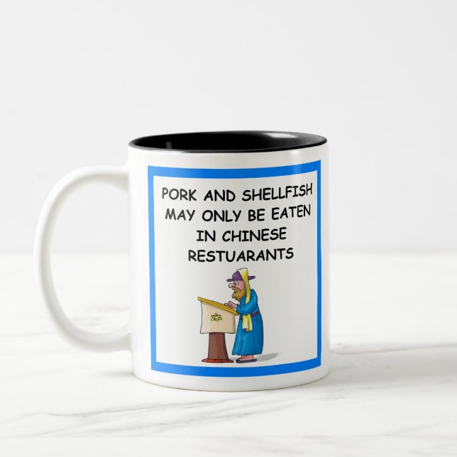 Taza Bicolor Humor hebreo (Izquierda)