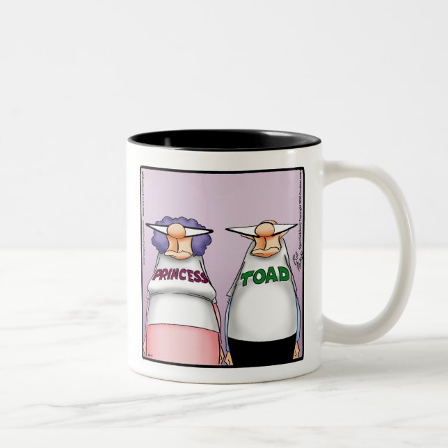 Taza Bicolor Humor matrimonial Gracioso Regalo Mug (Derecha)