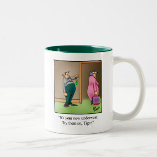 Taza Bicolor Humor Mug del marido del regalo de sorpresa gracio