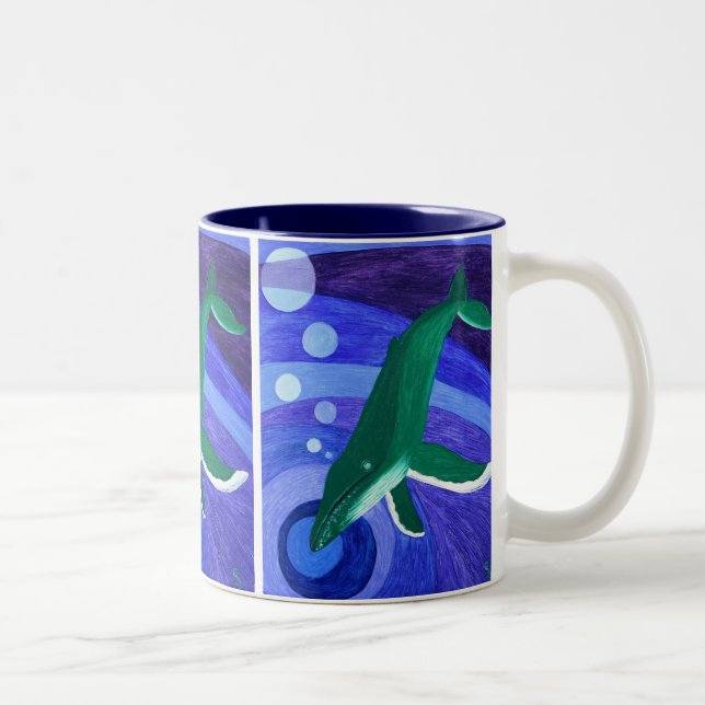 Taza Bicolor Humpback Song (Derecha)