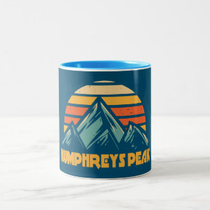 Taza Bicolor Humphreys Peak Arizona Retro Turquoise
