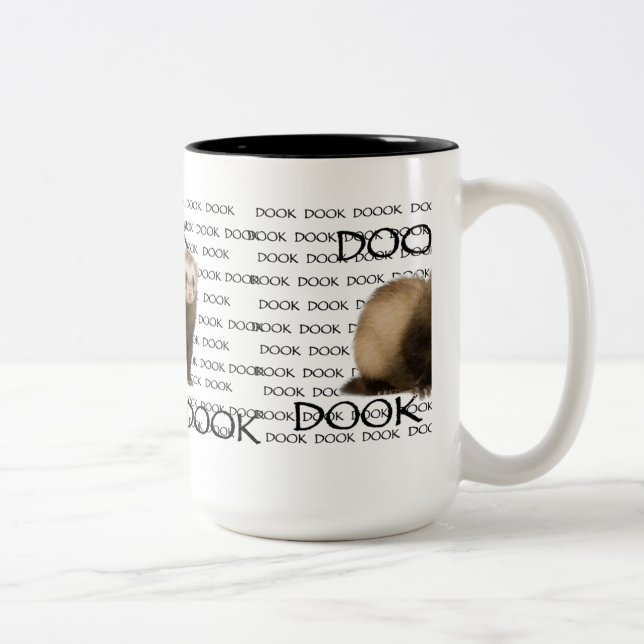 TAZA BICOLOR HURÓN DE DOOKING (Derecha)