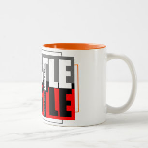Taza Bicolor Hustle Bustle mug