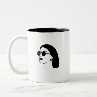 Taza Bicolor Hustle Mug por ella, Hustle Hub