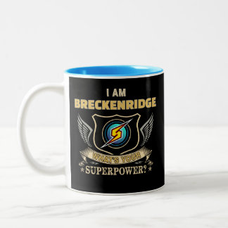 Taza Bicolor I Am BRECKENRIDGE What's Your Superpower