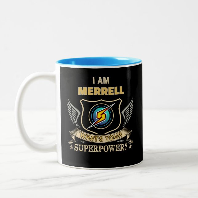 Taza Bicolor I Am MERRELL What's Your Superpower (Izquierda)