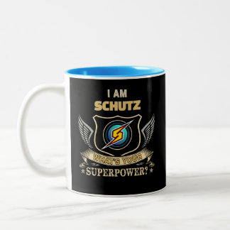 Taza Bicolor I Am SCHUTZ What's Your Superpower