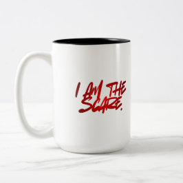 Taza Bicolor I AM THE SCARE – Bold & Fearless Coffee & Tea Mug