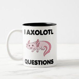 Taza Bicolor I Axolotl Preguntas Mug