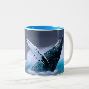 Taza Bicolor I de la ballena amor siempre usted que viola la