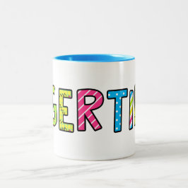 Taza Bicolor "I Gertie" Coffee Mug