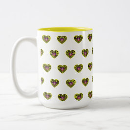 Taza Bicolor I Heart Bees