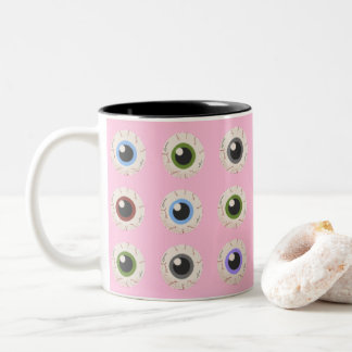 Taza Bicolor I Heart Eyeballs