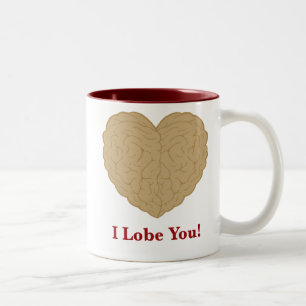 Taza Bicolor I Lobe You Mug