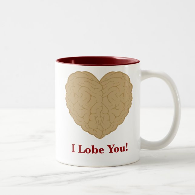 Taza Bicolor I Lobe You Mug (Derecha)