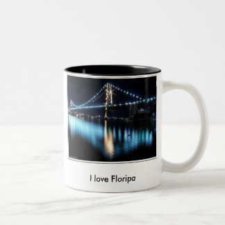 Taza Bicolor I love Floripa