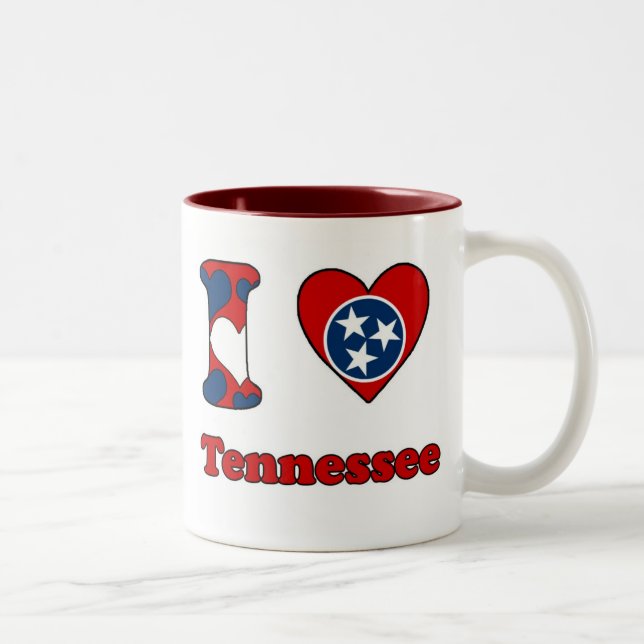Taza Bicolor I love Tennessee (Derecha)
