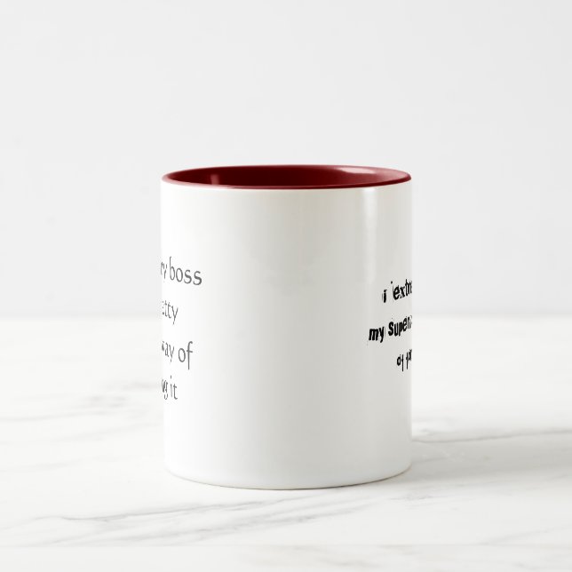 Taza Bicolor i "odio" mi jefe (Centro)