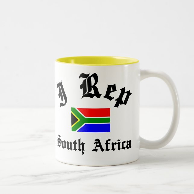 Taza Bicolor I representante Suráfrica (Derecha)