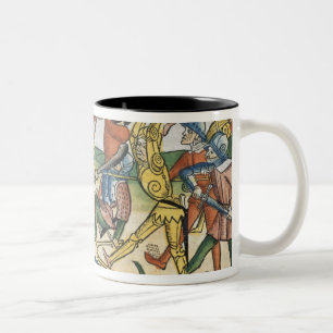 Taza Bicolor I Samuel 28 1-2 los filisteos guerrea contra